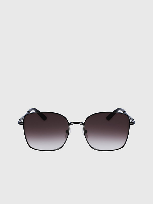 Black Rechteckige Sonnenbrille Ck23100s undefined Damen Calvin Klein