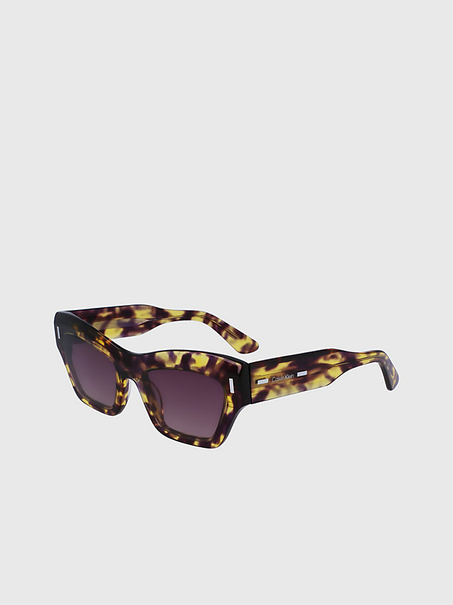 lunettes de soleil papillon ck23503s purple pour femmes calvin klein