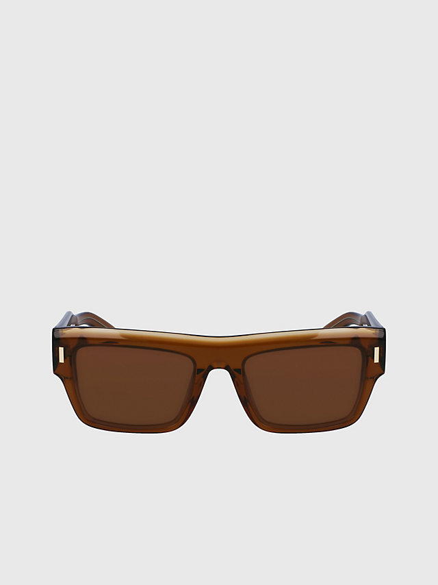 Brown Quadratische Sonnenbrille Ck23504s undefined unisex Calvin Klein