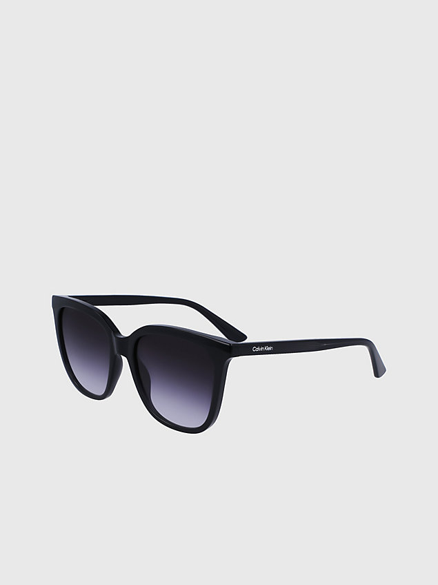 grey rechteckige sonnenbrille ck23506s für damen - calvin klein