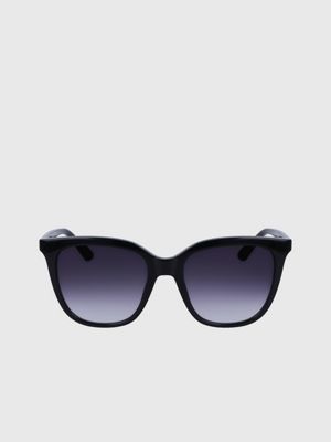 Calvin Klein Grigio Acetate Women Sunglass