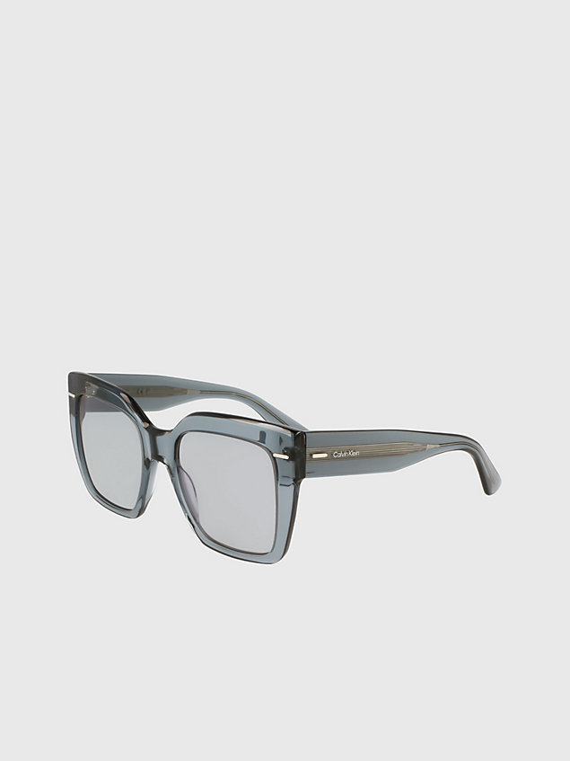 blue rectangle sunglasses ck23508s for women calvin klein