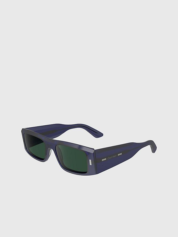 blue square sunglasses ck23537s for unisex calvin klein
