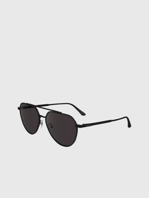 black aviator zonnebril ck24100s voor volwassenen gender inclusive - calvin klein