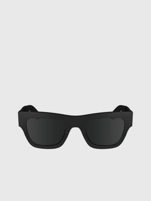 black modified rectangle sunglasses ck24510s for men calvin klein