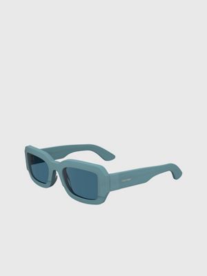 azure modified rectangle sunglasses ck24511s for adults gender inclusive calvin klein