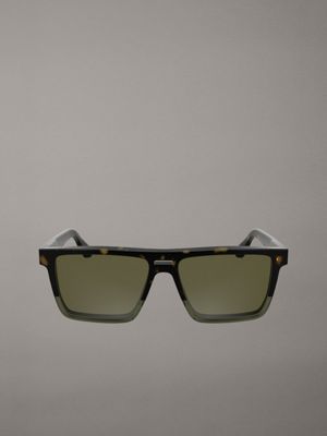 multi modified rectangle sunglasses ck25501s for men calvin klein