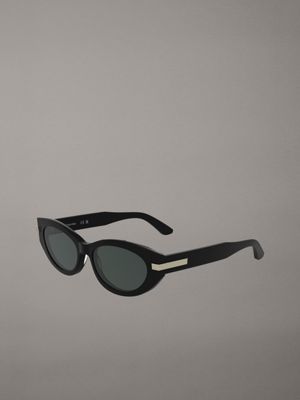 black cat eye sunglasses ck25502s for women calvin klein