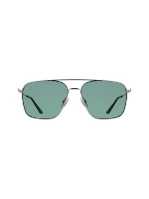 silver navigator sunglasses for men calvin klein