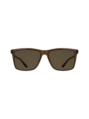 brown rectangle sunglasses for men calvin klein