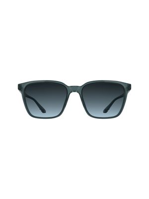 grey rectangle sunglasses for men calvin klein