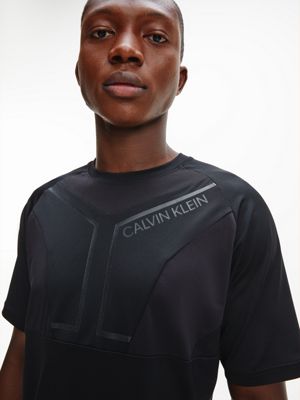 CK BLACK Recycled Polyester Gym T-shirt for men CK PERFORMANCE