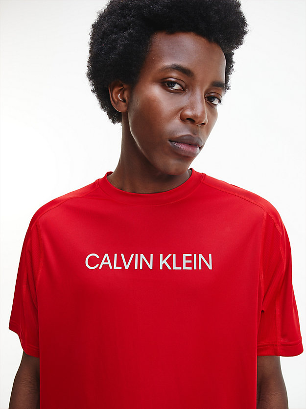 Recycled Polyester Logo Gym T-shirt Calvin Klein® | 00GMF1K109600