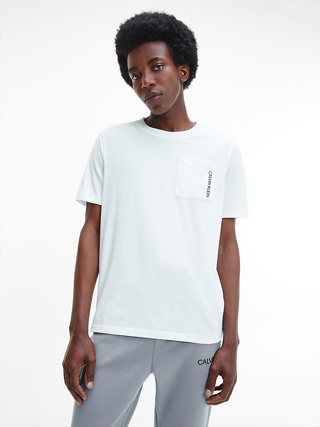 Bright White Gym T-Shirt undefined men Calvin Klein
