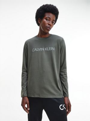 Long Sleeve Logo Gym T-shirt Calvin Klein® | 00GMF1K200251