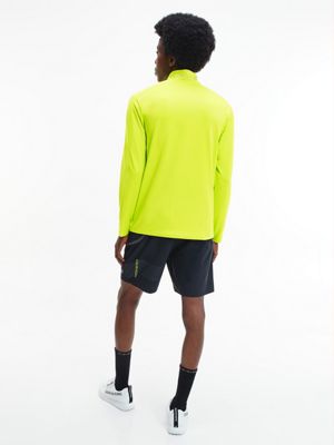 ACID LIME Long Sleeve Gym T-shirt for men CK PERFORMANCE