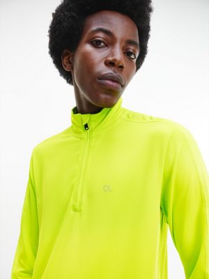 ACID LIME Long Sleeve Gym T-shirt for men CK PERFORMANCE