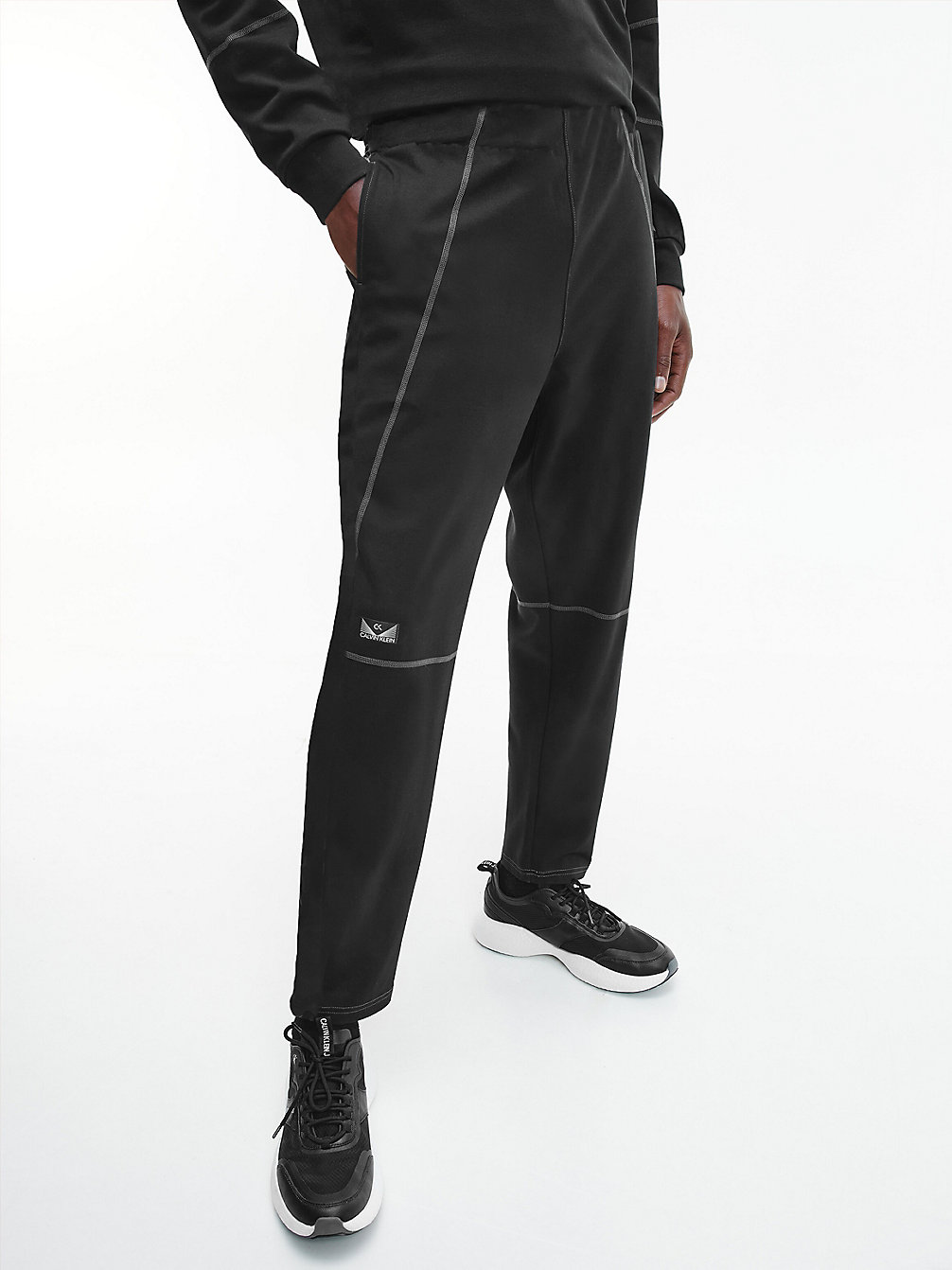 CK BLACK/ PERISCOPE/ STONE GREY Pantalon De Jogging Comfort Stretch undefined hommes Calvin Klein