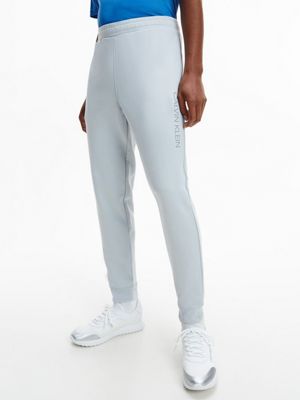 HIGH RISE/CK BLACK Pantalon De Jogging En Tissu Éponge De Coton undefined hommes Calvin Klein