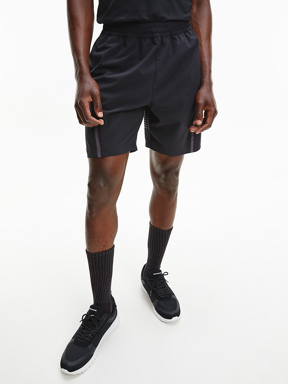 CK BLACK/ PERISCOPE/ACID LIME Kurze Sporthose undefined Herren Calvin Klein