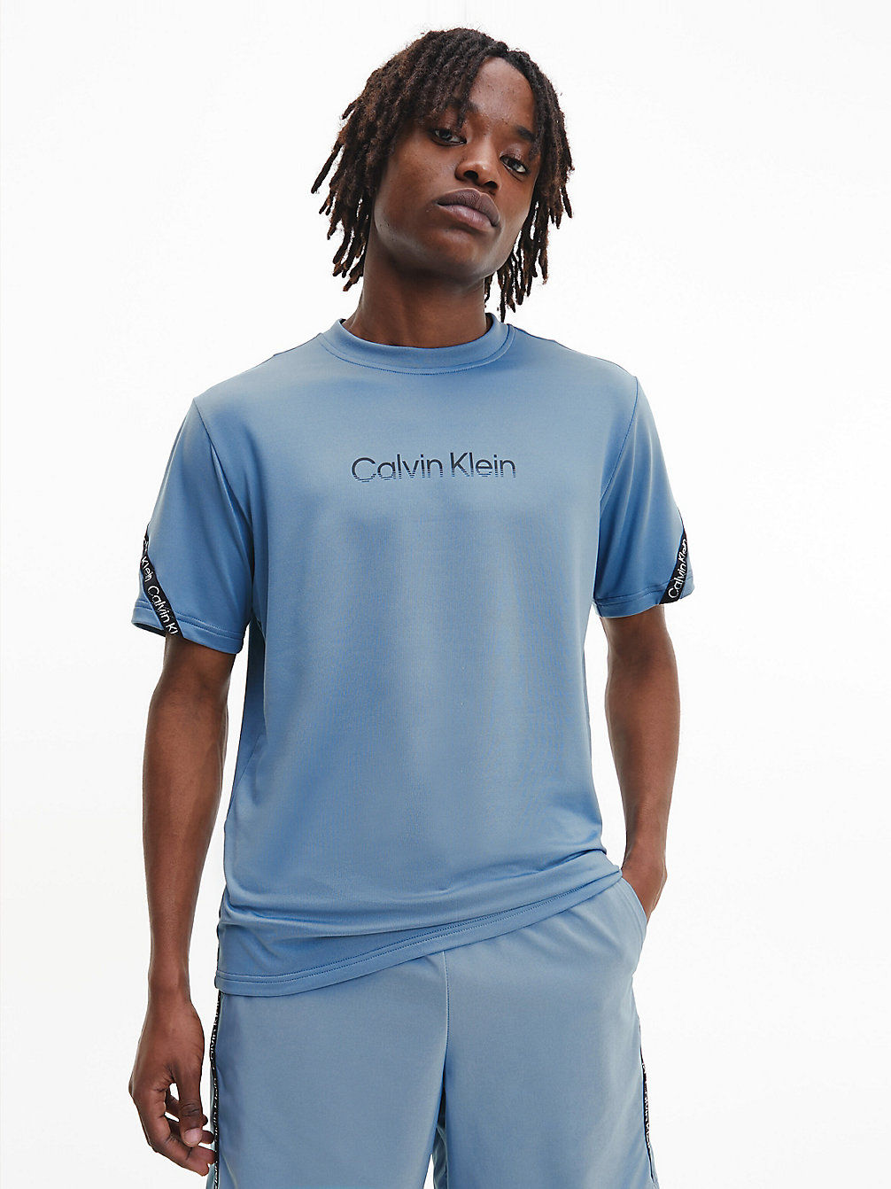 COPEN BLUE Logo Gym T-Shirt undefined men Calvin Klein