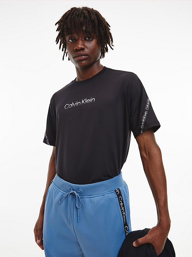 Black Beauty Logo Gym T-Shirt undefined men Calvin Klein