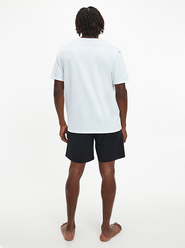 BRIGHT WHITE Camiseta deportiva con logo de hombre CK PERFORMANCE