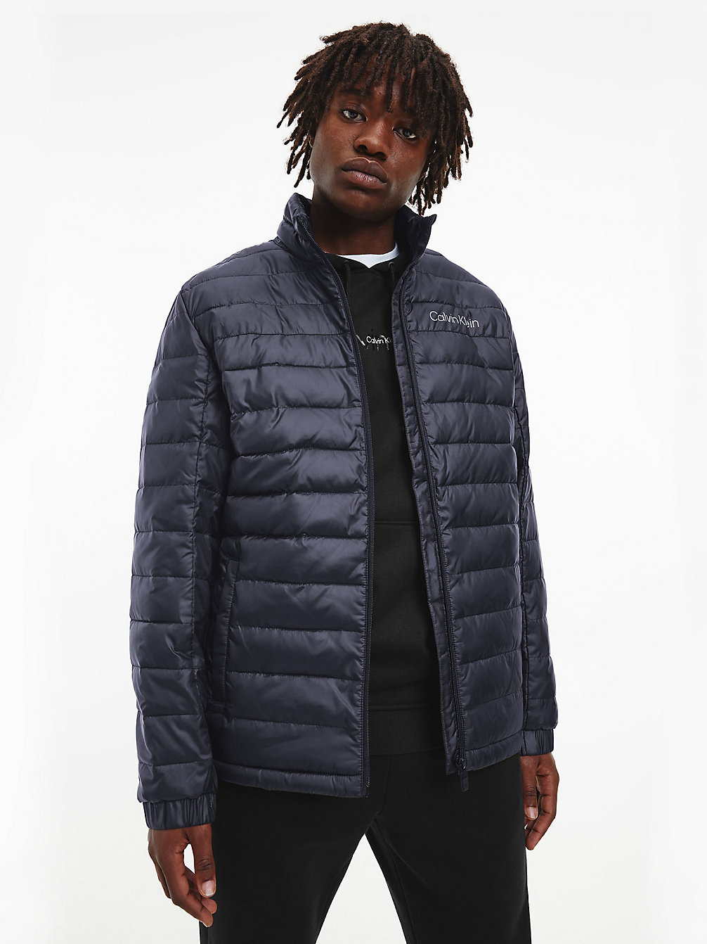 BLACK BEAUTY Lightweight Puffer Jacket undefined men Calvin Klein