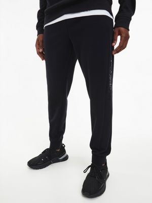 calvin klein joggers mens black