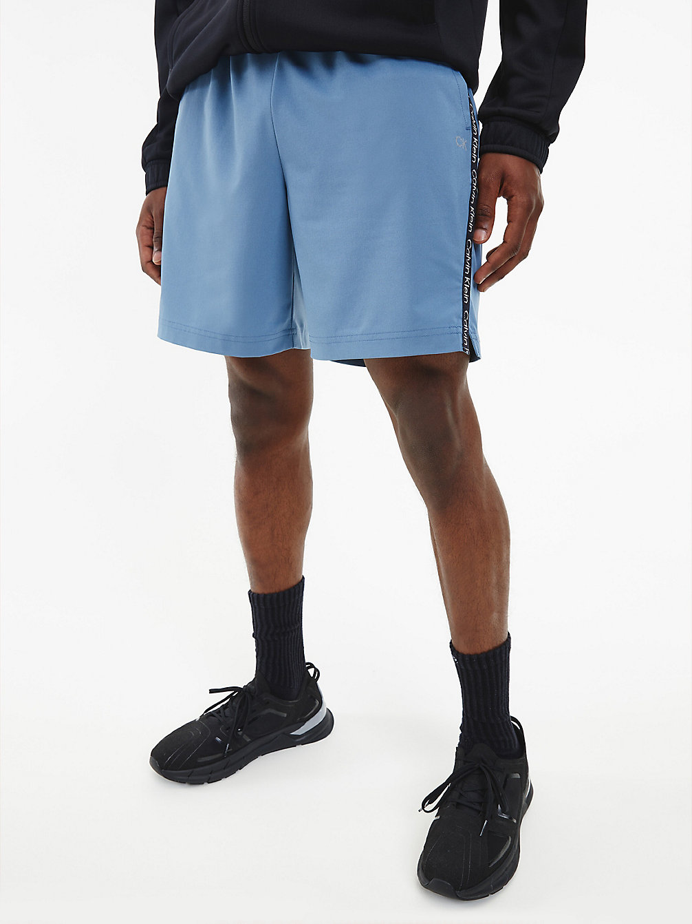 COPEN BLUE Recycled Polyester Gym Shorts undefined men Calvin Klein