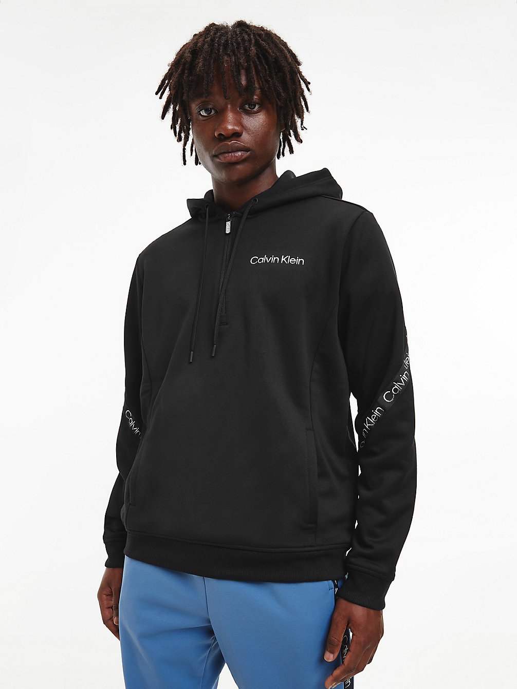 BLACK BEAUTY Sweat-Shirt À Capuche En Polaire undefined hommes Calvin Klein