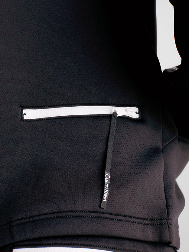 black beauty zip up logo hoodie for men ck performance