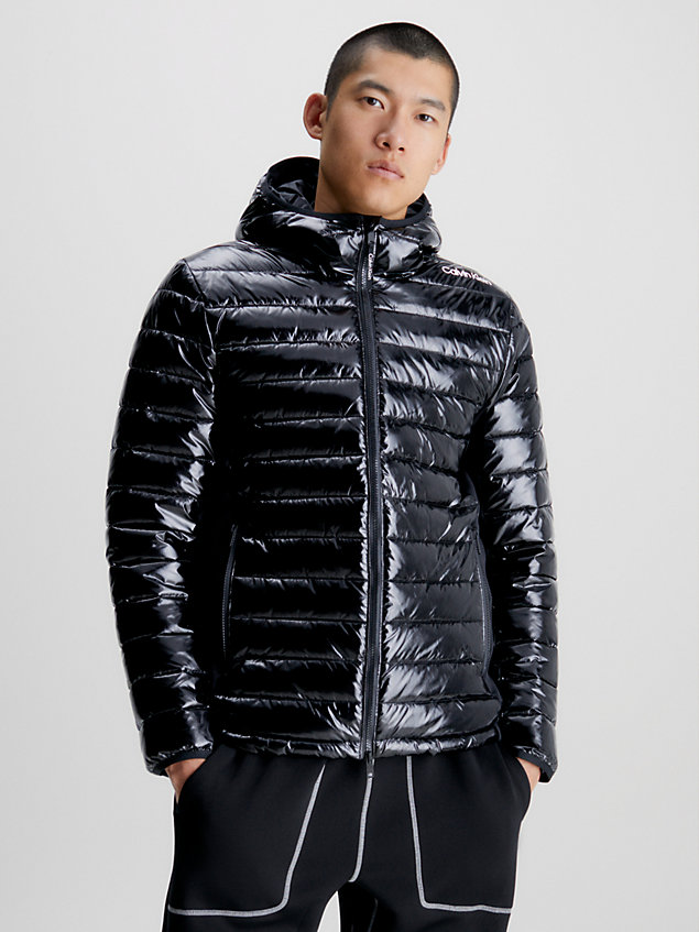  padded nylon jacket for men ck performance