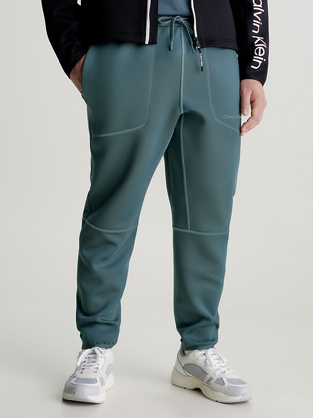 pantalon de jogging avec surpiqûres grey pour hommes ck performance