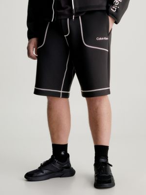 Men's Bb Monogram Swim Shorts in Black