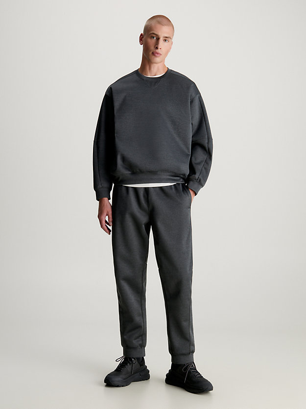 black beauty technical knit sweatshirt for men ck performance