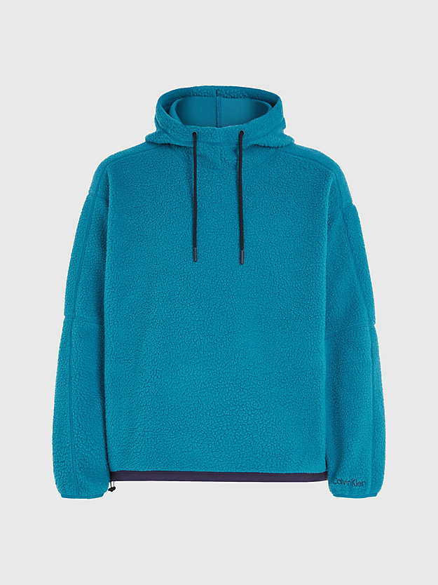 shadded spruce teddy sherpa hoodie for men ck performance
