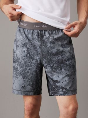 Monogram Fleece Jogger Shorts Calvin Klein J30J325666BEH