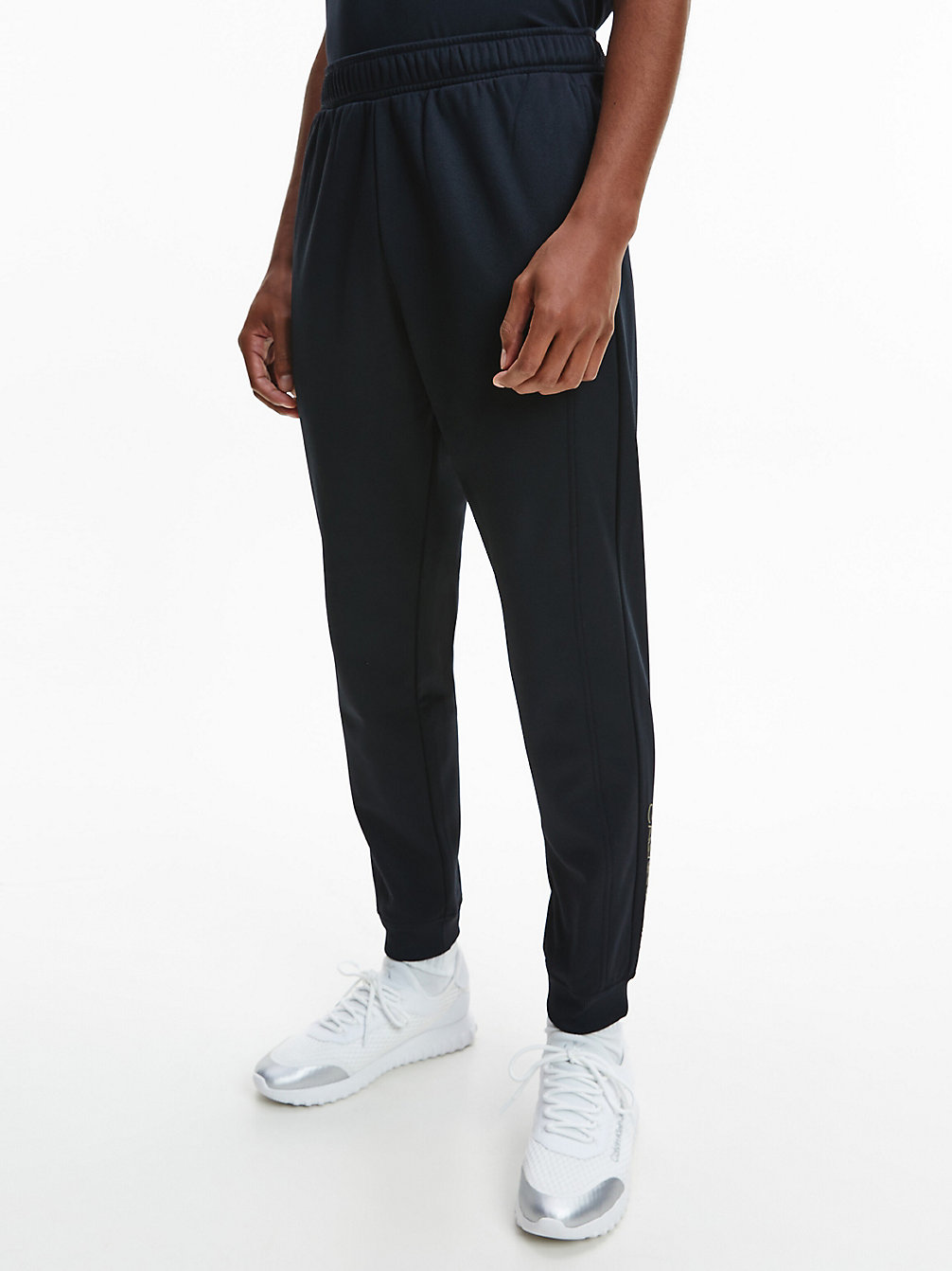 CK BLACK/CAPULET OLIVE Pantaloni Da Tuta Con Logo undefined uomo Calvin Klein