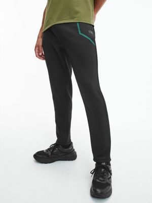 CK BLACK/CAPULET OLIVE Pantalon De Jogging Élastique Technique undefined hommes Calvin Klein