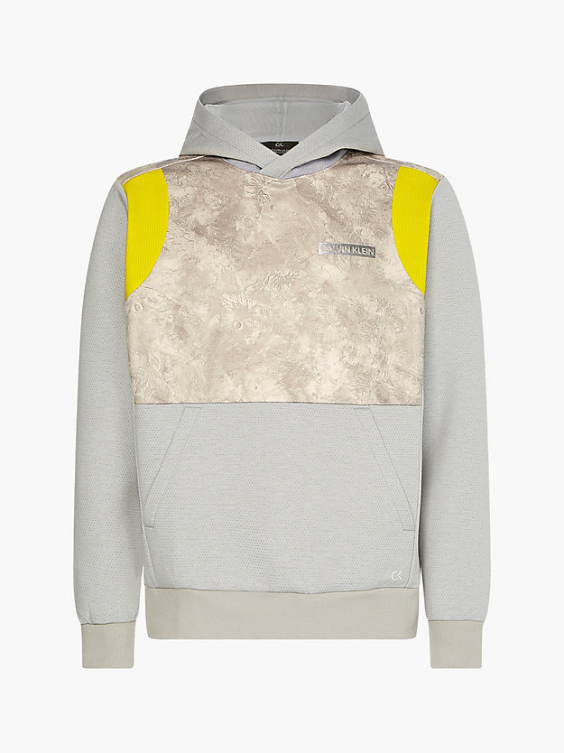 HIGH RISE / CYBER YELLOW Printed Logo Hoodie for men CK PERFORMANCE