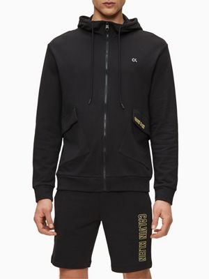 calvin klein zip up sweater