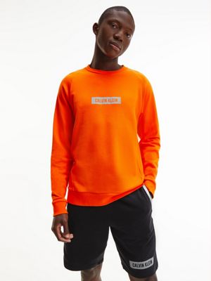 Sweatshirt Aus Baumwoll Frottee Calvin Klein Reg 00gms1w360843