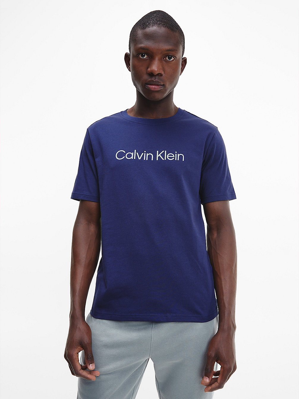 PEACOAT T-Shirt De Sport Avec Logo undefined hommes Calvin Klein