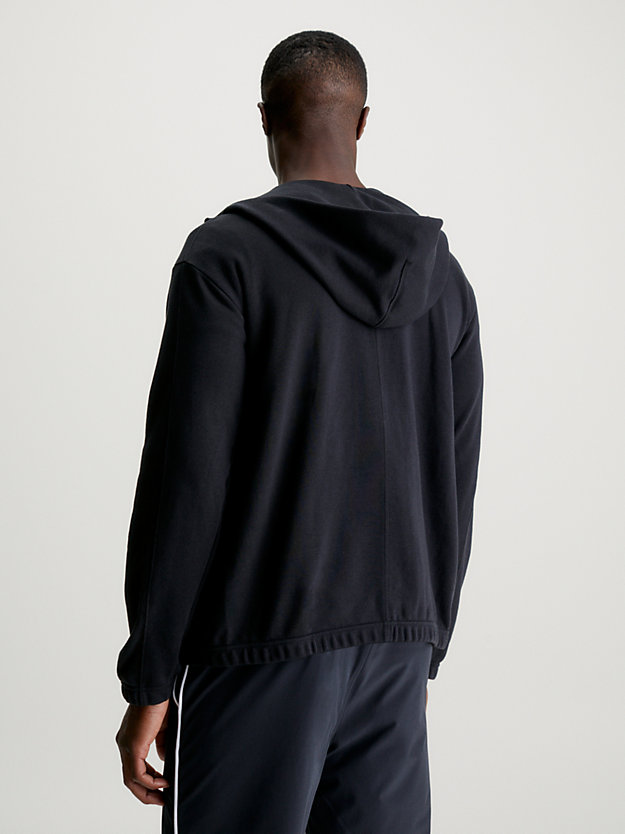 black beauty cotton terry hoodie for men ck performance