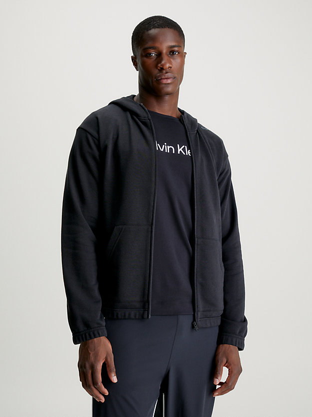 black beauty cotton terry hoodie for men ck performance