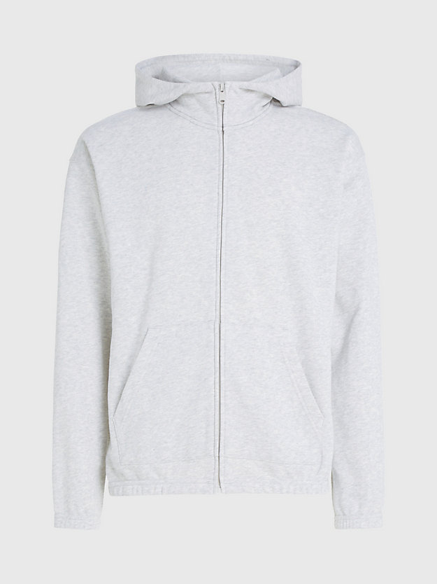 ATHLETIC GREY HEATHER Cotton Terry Hoodie for men CK PERFORMANCE