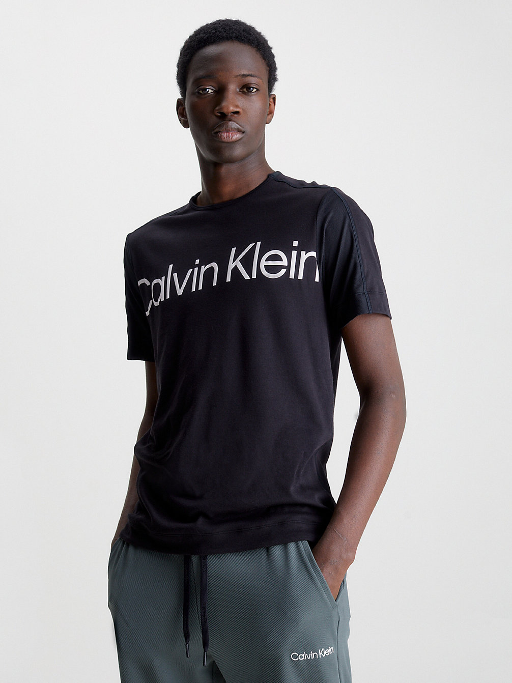 BLACK BEAUTY Piqué-Gym-T-Shirt undefined Herren Calvin Klein