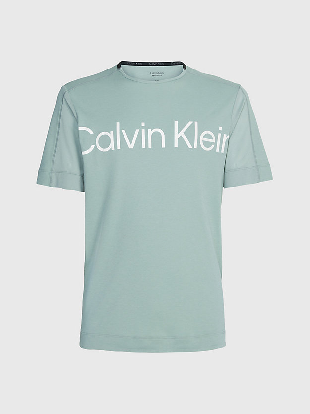 GREEN MILIEU Camiseta deportiva de piqué de hombre CK PERFORMANCE