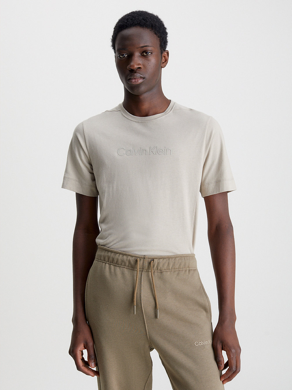 WINTER LINEN Gym T-Shirt undefined men Calvin Klein